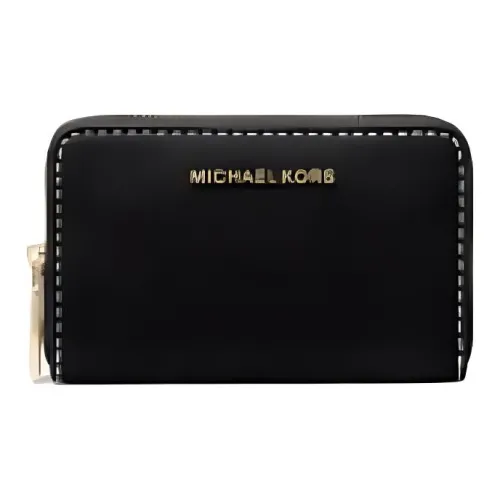 MICHAEL KORS Leather Wallet Small Size Women's Smoky Olive