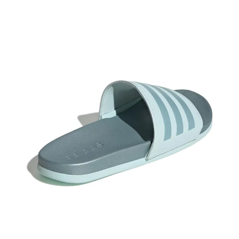Adidas Adilette Comfort Slides Halo Mint Magic Grey Met Women's-2