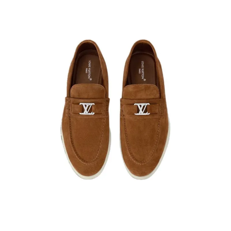 LOUIS VUITTON Estate Loafers Men's Mocha-2