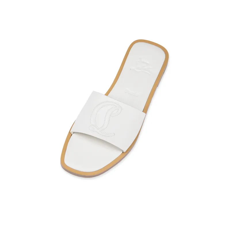 CL LUBOTING Slide Slippers Women's White-3