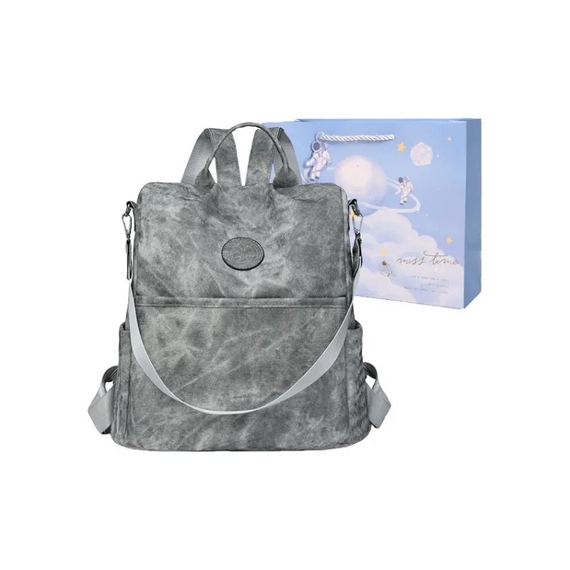 Duoluplo Doron Paul PU Shoulder Bag Backpack Regular Women's Ecru, Blue, Pink, Black, Gray-12
