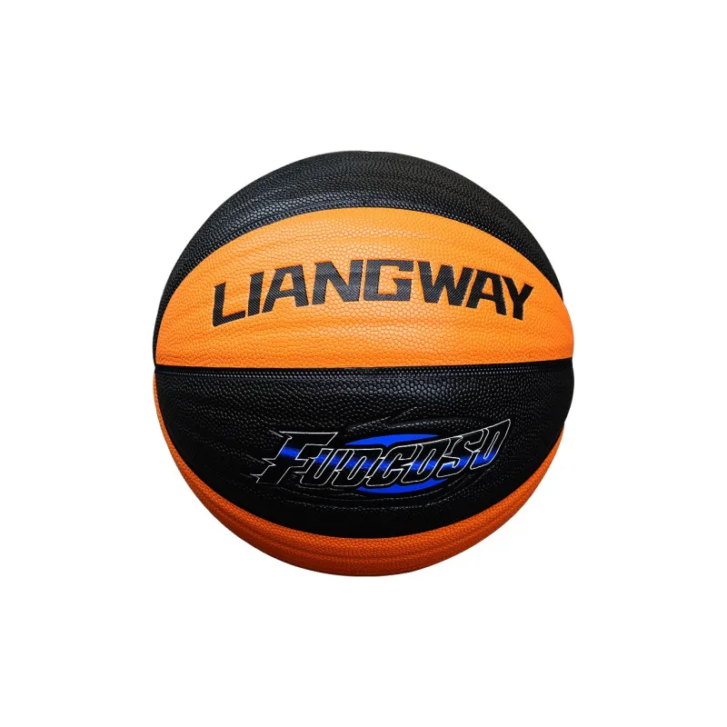 Vartsing PU Basketball Ripple Orange Black Size 7 Training Unisex-4