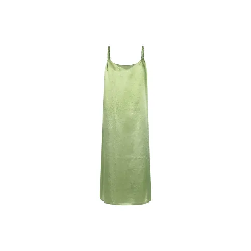 THE SEA LIFE Slip Dresses Women's Moss Green