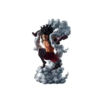BANDAI Ichiban Kuji One Piece Luffy Gear 4 Snakeman Battle Memories Action Figure Red & White