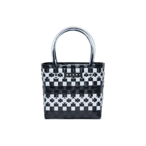 MARNI Woven-Designed Top Handle Bag