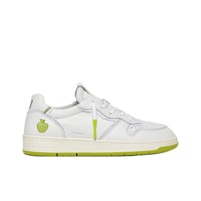 D.A.T.E Court Fruit Apple Low-Top Skateboard Shoes Men's White-1