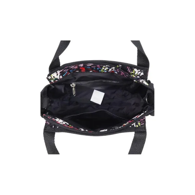 LeSportsac Polyester Shoulder Bag Crossbody Bag Handbag Mini Women's Black & Multicolor-4
