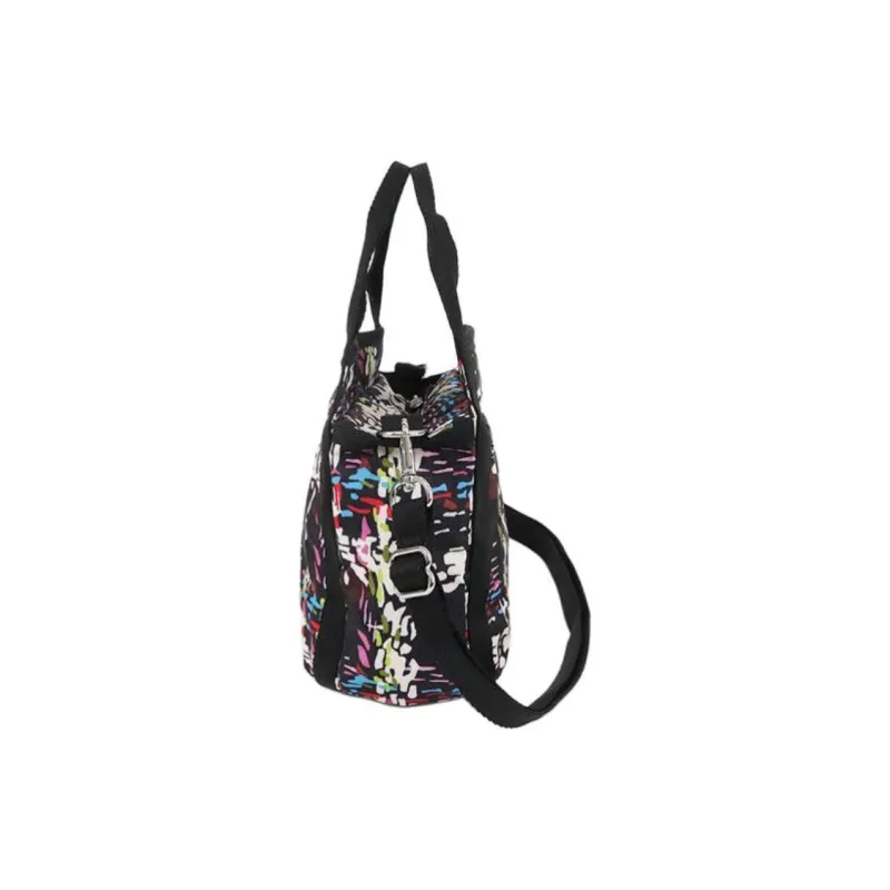 LeSportsac Polyester Shoulder Bag Crossbody Bag Handbag Mini Women's Black & Multicolor-2