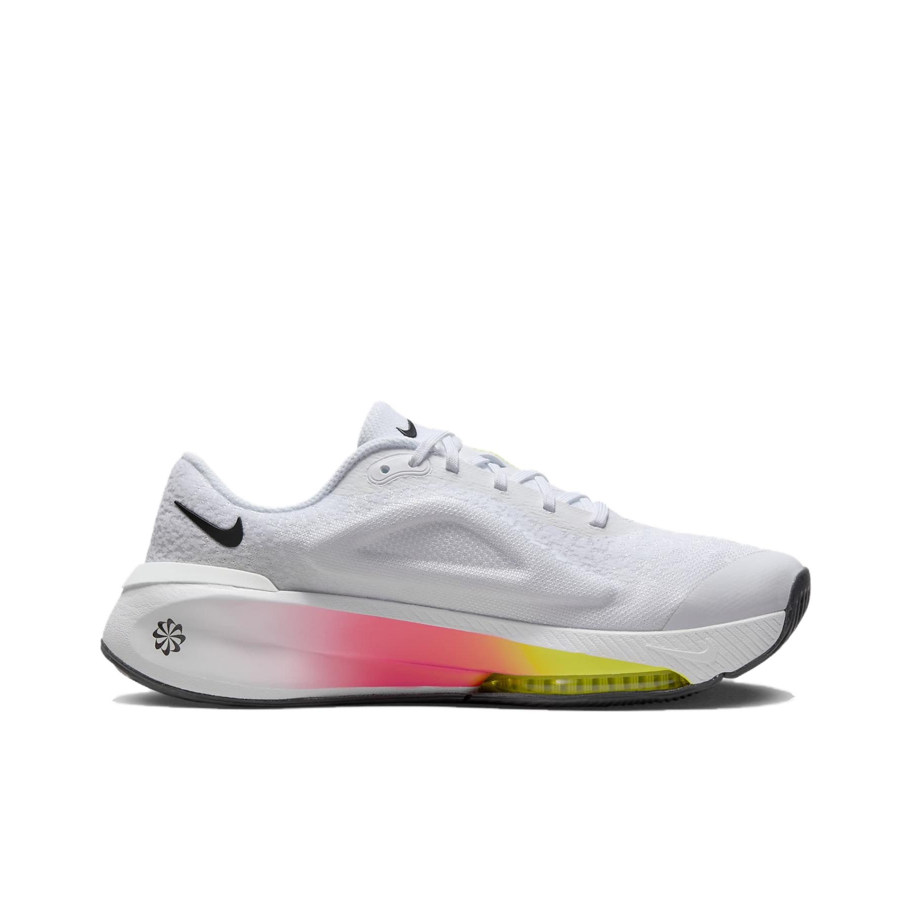 Nike Versair Series Running Shoes Unisex Low Top White Cyber Color Neon Yellow Black