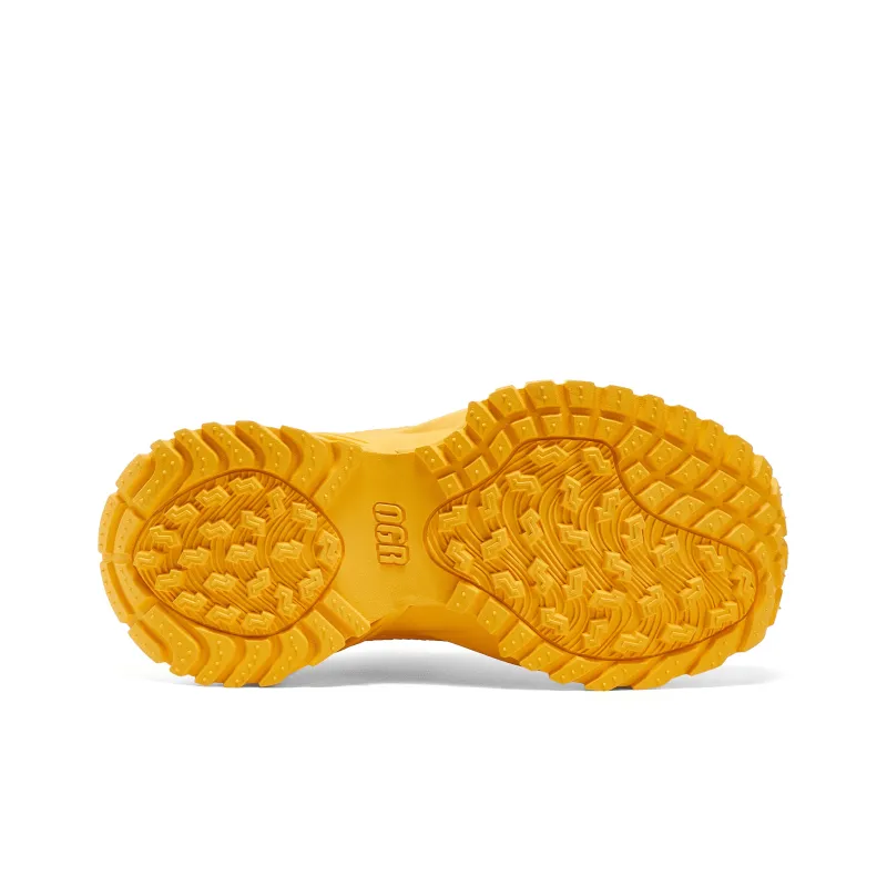1807 x OGR Anti Slip Wear Resistant Low Top Running Shoes Unisex Four Pointed Star Yellow-6