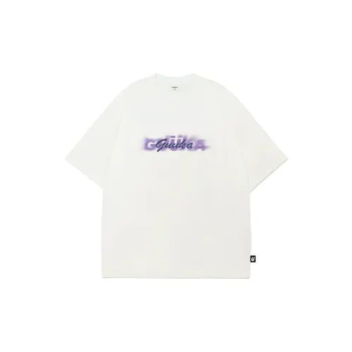 Guuka T-Shirts Unisex Cream White