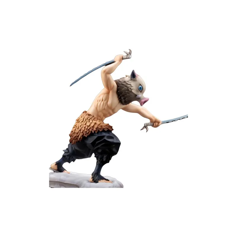 CRAFTSMANSHIP KOTOBUKIYA Artfx J Demon Slayer Inosuke Hashibira With Bonus Face Part Figure Tan-1