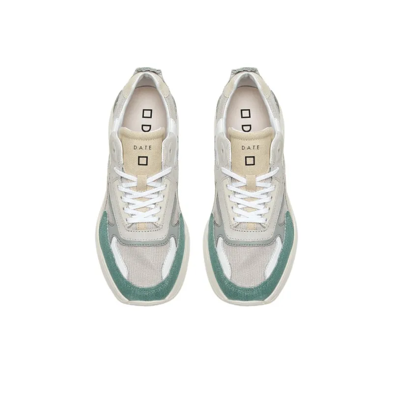 D.A.T.E Fuga Low-Top Casual Shoes Men's Green-3