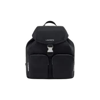 LACOSTE Polyamide Backpack Regular Unisex Black