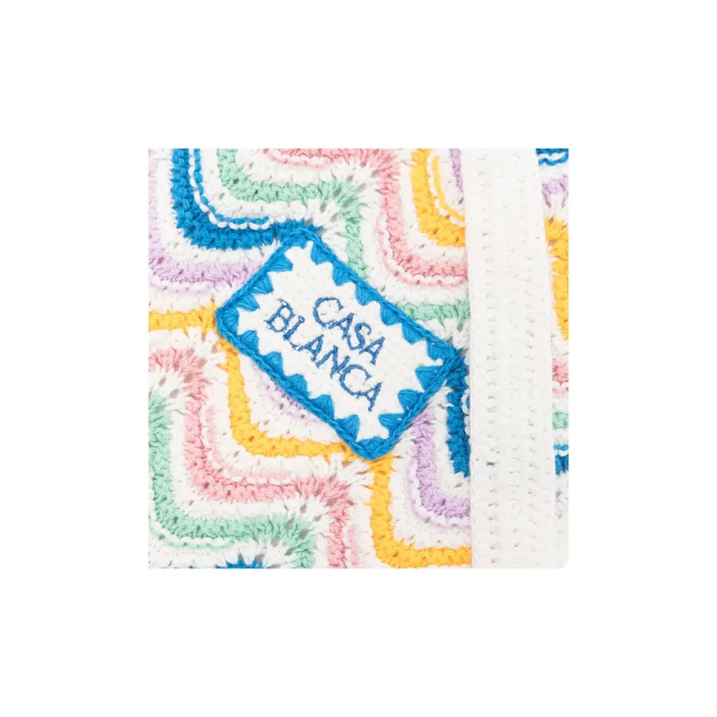 CASABLANCA Wavy Crochet Cross Body Bag-3