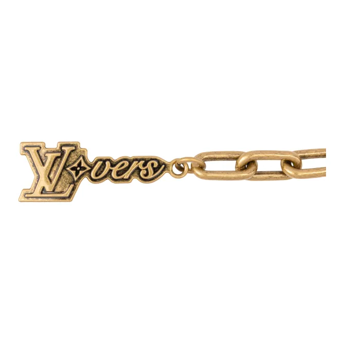 LOUIS VUITTON Metal Bag Strap Women's Gold-4