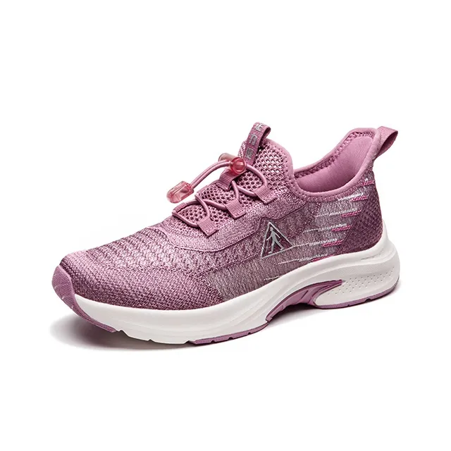 ZULIZ Moisture Wicking Lightweight Casual Shoes Unisex Pink Gray-2