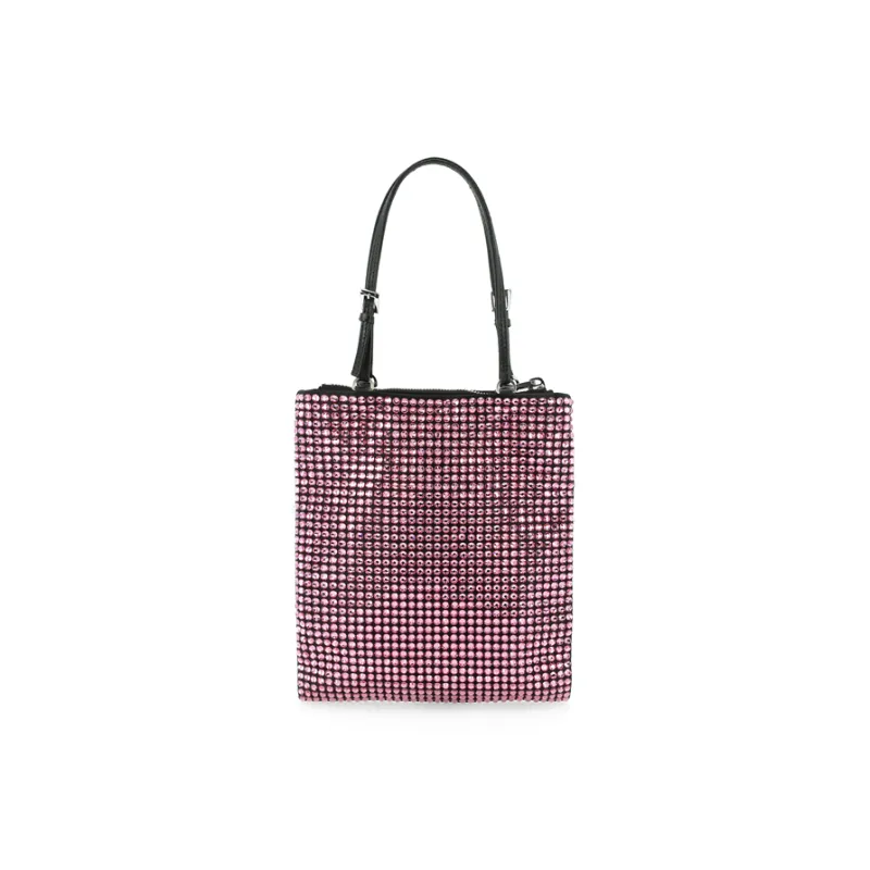 PRADA Nylon Handbag Regular Women's Pink-5