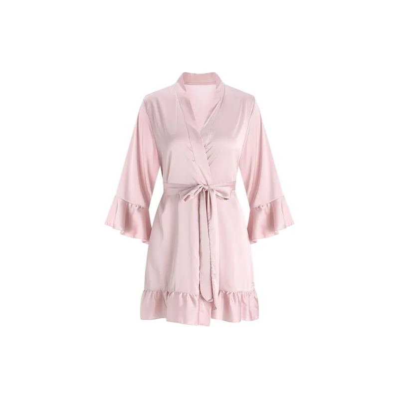 Flowers In Water Bath Robes Women's-0