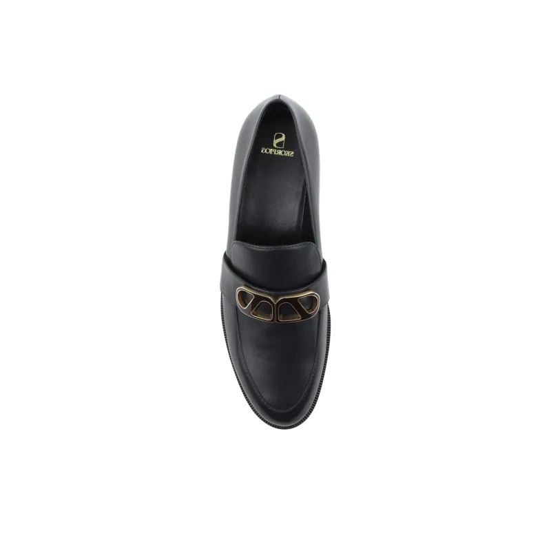MAISON SKORPIOS Blair Loafers Women's Black-3