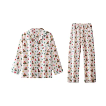 Wabi Town Pajama Set Spring And Autumn Season Women's Beige