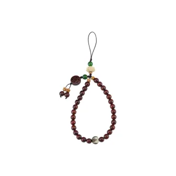 Red All Year Round Boxwood Wooden Products Pendants Unisex Bloodwood