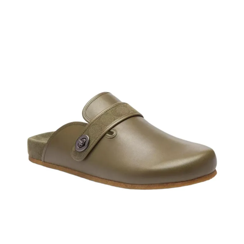 COACH Blake Closed Toe Slippers Men's Green-2
