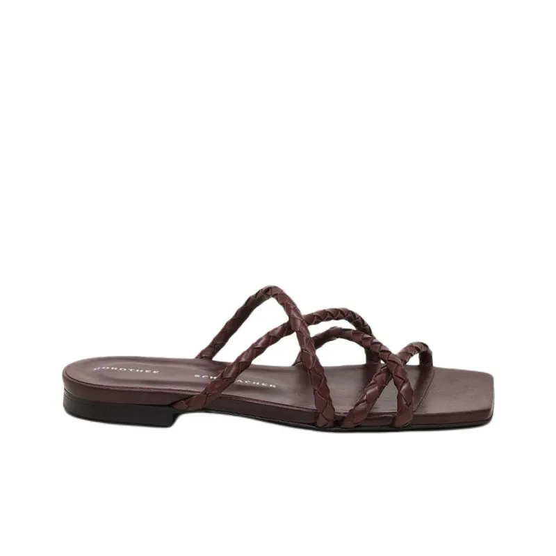 DOROTHEE SCHUMACHER Slide Slippers Women's Red-1