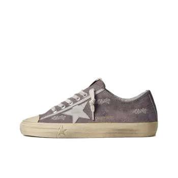 Golden Goose V Star Casual Single Shoes Women's Gray Brown