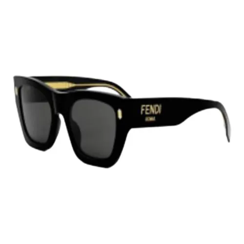 FENDI Square Sunglasses Women's Black