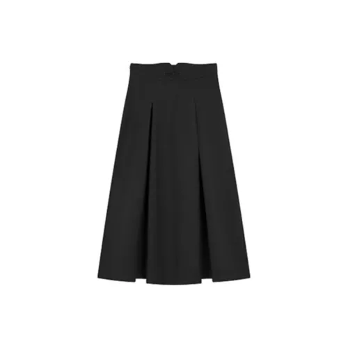 Mo Han Yi Mei Casual Long Skirts Women's Black