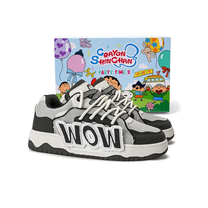 Crayon Shinchan Slip Resistant And Breathable Low Top Skateboard Shoes Unisex-6