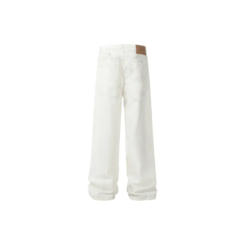 GBXM Jeans Unisex White-2