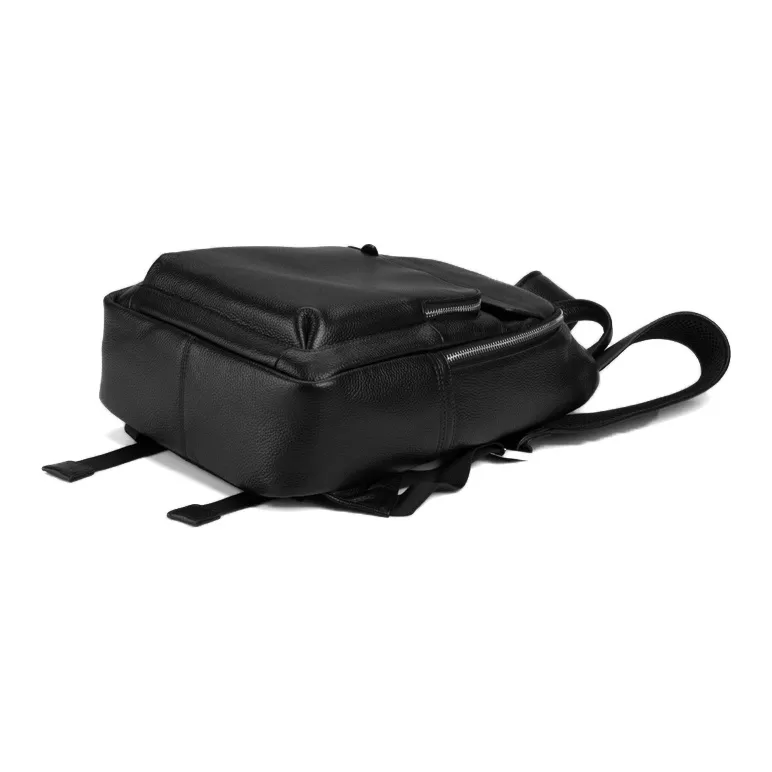 DOSRFINI Cow Leather Fashion Casual Trendy Korean Style Backpack Regular Men's-1