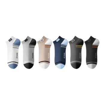 H YXIANG Ankle Socks Men's 6 Pack