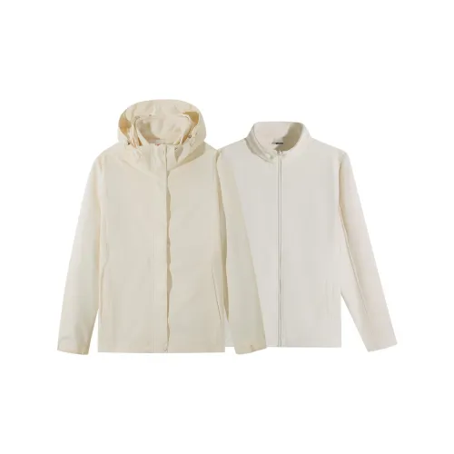 Tectop Windbreaker Jackets Women's Fragrant Moon White