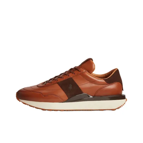 Polo Ralph Lauren Train 89 Low-Top Casual Shoes Men's Brown