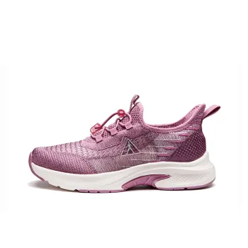 ZULIZ Moisture Wicking Lightweight Casual Shoes Unisex Pink Gray