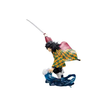 CRAFTSMANSHIP KOTOBUKIYA Artfx J Demon Slayer Giyu Tomioka Statue With Bonus Face Part Figure Red