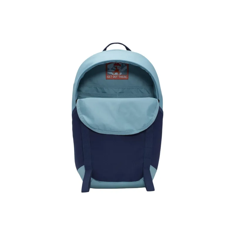 Nike Polyester With Nylon Backpack Regular Unisex Denim Turquoise & Midnight Marine Blue & Vintage Coral-3