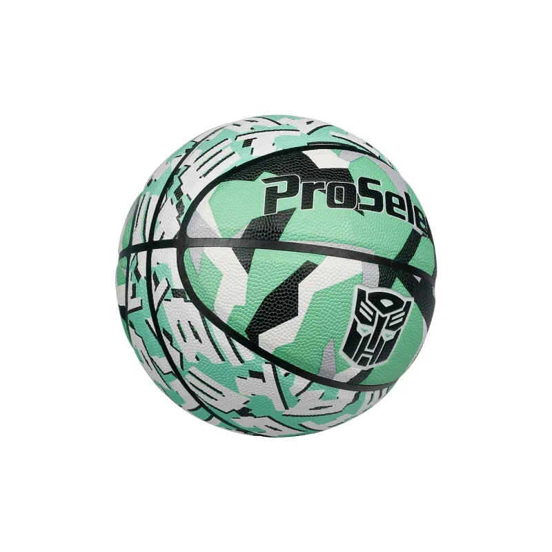 ProSelect x Transformers PU Basketball Green Size 5 Training Kids'-1