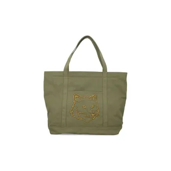 Maison Kitsune Small Fox Head Tote Bag