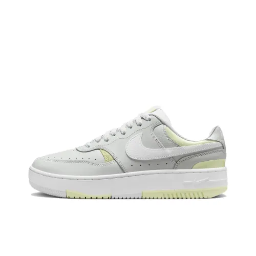 Nike Gamma Force Skateboard Shoes Women's Low-Top Light Silver/Life Yellow Green/White