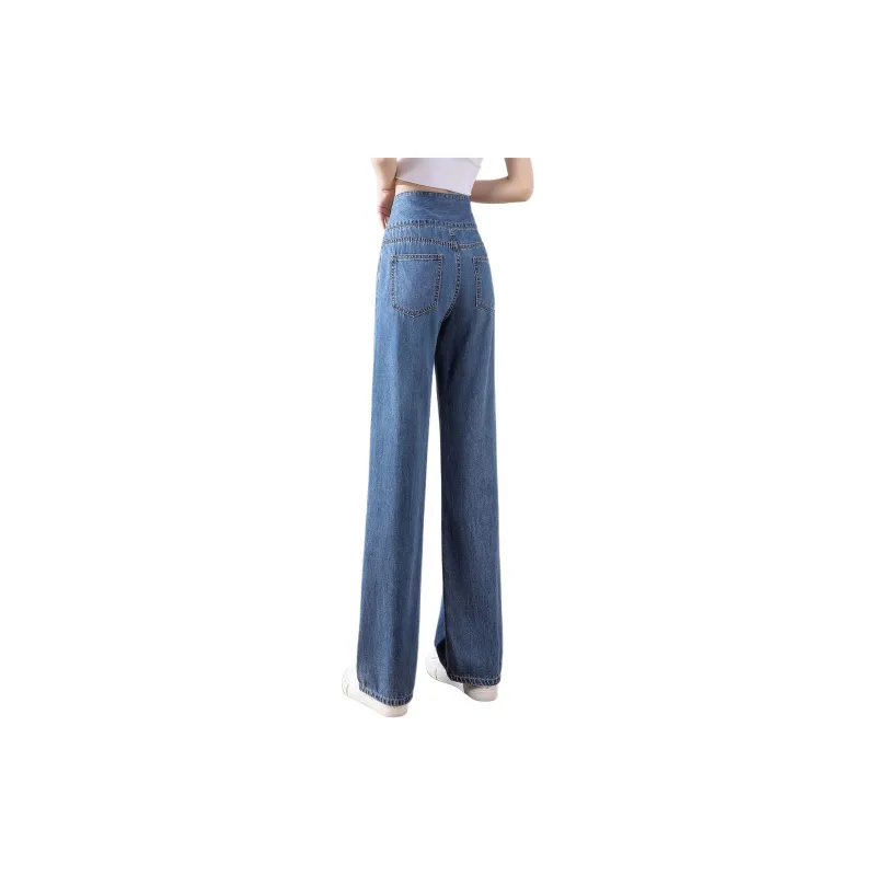 Mo Han Yi Mei Jeans Women's Denim Blue-1