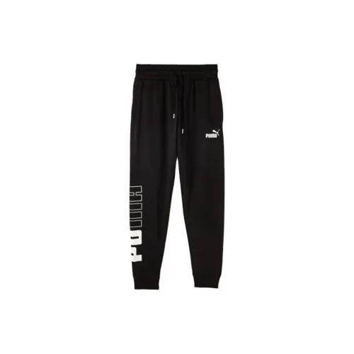 PUMA POWER Knitted Sweatpants Men Black