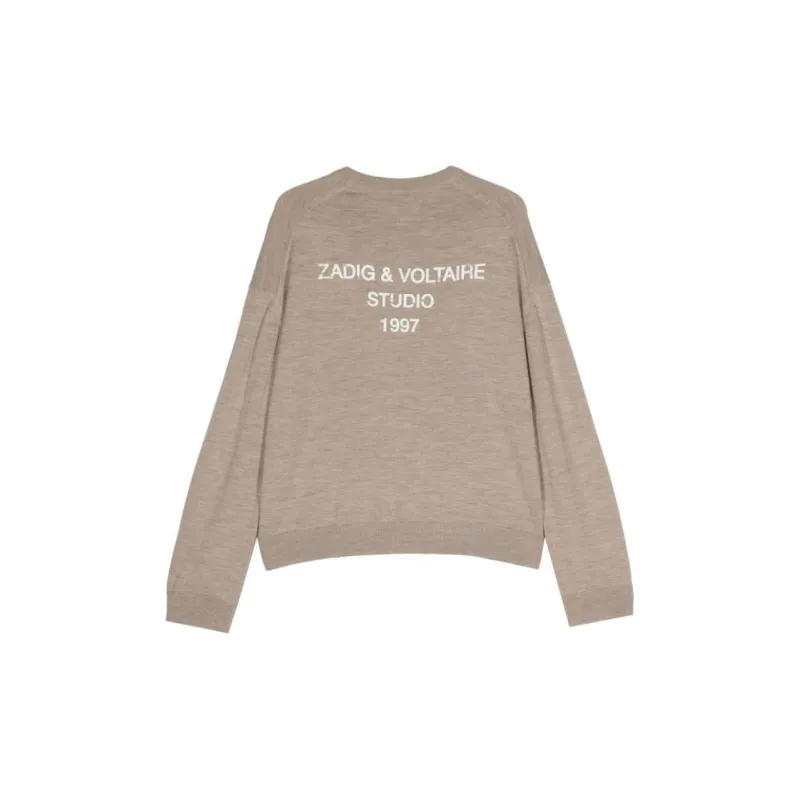 Zadig & Voltaire Marko We Logo print Jumper-1
