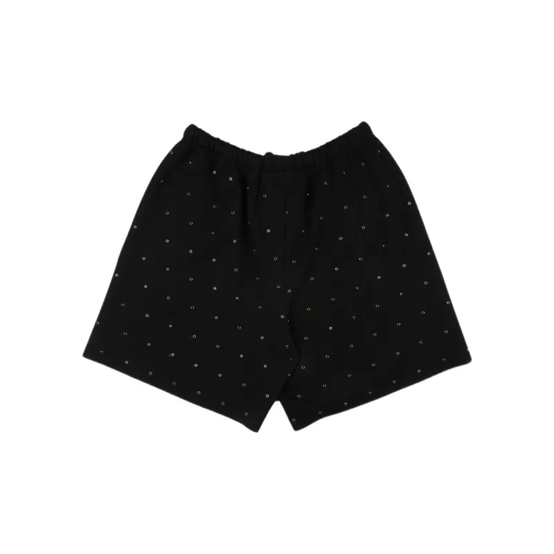 TCH Casual Shorts Unisex Black Base With Silver Logo-1