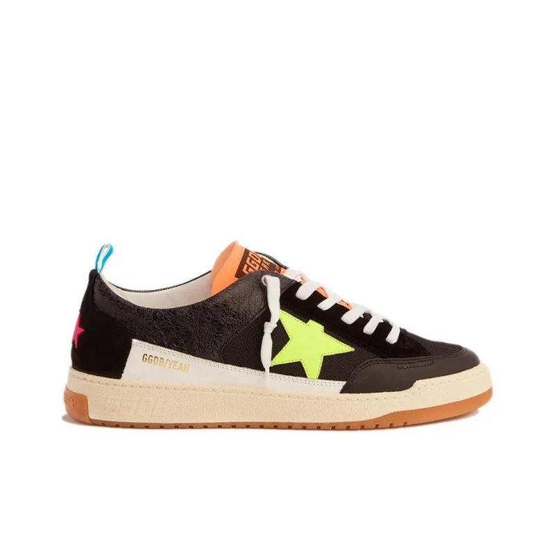 Golden Goose Yeah Stylish Skateboarding Shoes Men's Black-1