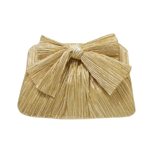 Loeffler Randall Polyester With Nylon And Metal Coating Polyester Clutch Medium Size Women's Yellow