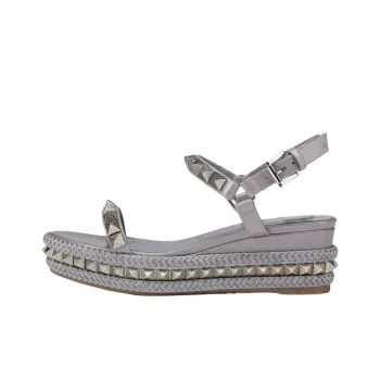 CL LUBOTING Pyraclou Strap Sandals 6cm Women's Purple